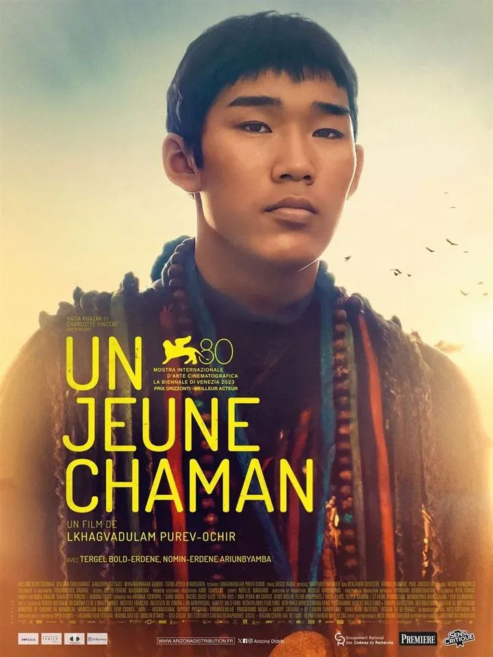 Affiche du film "Un jeune chaman" de Lkhagvadulam Purev-Ochir. (AURORA FILMS / GURU MEDIA / UMA PEDRA NO SAPATO / VOLYA FILMS 2023)