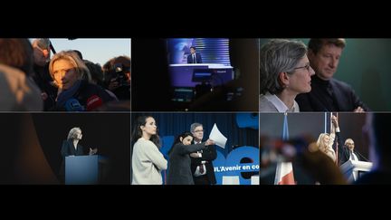 C Politique, spécial campagne présidentielle, sur France 5.&nbsp; (TOGETHER MEDIA)