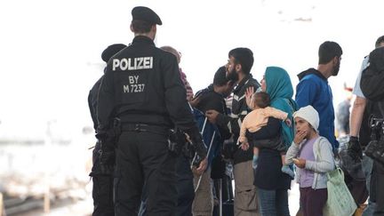 Réfugiés arrivant à Munich en Allemagne le 13 septembre 2015 (Lukas Barth / ANADOLU AGENCY)