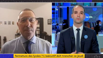 Education : "nous voulons garder les lycées ouverts", clame Philippe Vincent