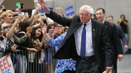 &nbsp; (Bernie Sanders n'a remporté pour le moment que 850 délégués contre 1.174 pour sa rivale Hillary Clinton © Lenny Ignelzi/AP/SIPA)