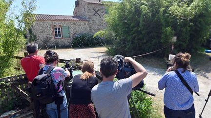 Michel Pialle, mari de Karine Esquivillon, a été arrêté au domicile conjugal le 14 juin 2023, à Maché (Vendée). (JEROME FOUQUET / MAXPPP)