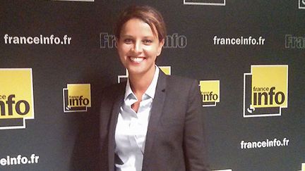 &nbsp; (Najat Vallaud-Belkacem a choisi France Info pour donner sa première interview à France Info  Radio France/ Cécile Mimault)