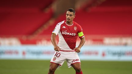 Wissam Ben Yedder during an AS Monaco match, at the Stade Louis II on August 20, 2023. (VALERY HACHE / AFP)