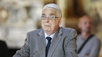 Jean-Pierre Sueur, sénateur socialiste du Loiret, vice-président de la commission des lois, le 19 juin 2014, lors d'une séance de questions au gouvernement. (CHRISTOPHE MORIN / MAXPPP)