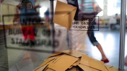 Les élections législatives anticipées en 2024 se dérouleront en France les 30 juin et 7 juillet prochains. Phot d'illustration. (VALERY HACHE / AFP)