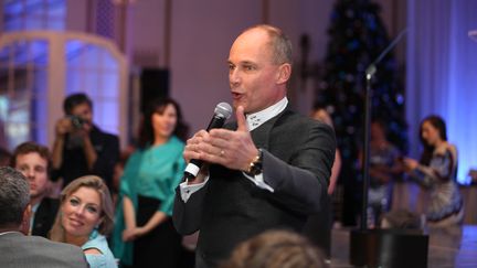 Le pilote, psychiatre de métier, Bertrand Piccard (KELLY SULLIVAN / GETTY IMAGES NORTH AMERICA)