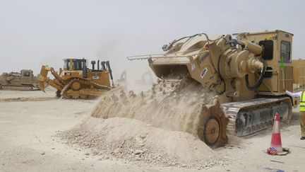 Les travaux pour la construction d'un premier stade au Qatar ont débuté (- / QATAR COMMITTEE DELIVRY & LEGACY)