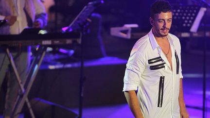 Saad Lamjarred en 2016 à Carthage.&nbsp; (MOHAMMED HAMM/SIPA)