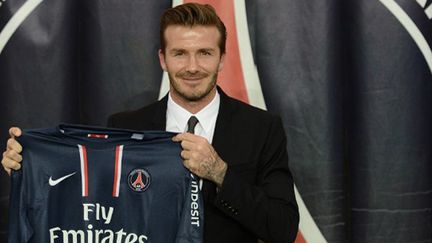 Beckham assistera ce soir au match du PSG contre Valence (FRANCK FIFE / AFP)