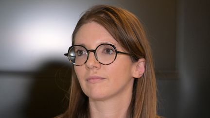 La ministre des Solidarités, Aurore Bergé, à Paris, le 20 juillet 2023. (ALAIN JOCARD / AFP)