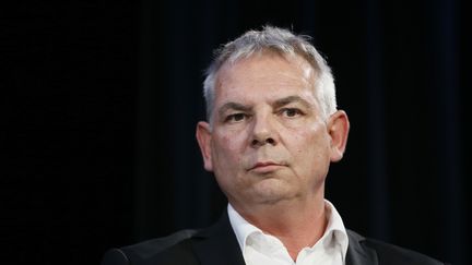 Thierry Lepaon participe &agrave; un meeting le 7 avril 2014, &agrave; Paris. (PATRICK KOVARIK / AFP)