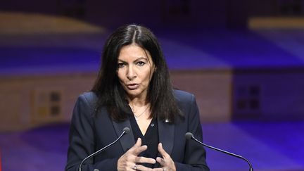 Anne Hidalgo, maire de Paris, le 22 mars 2017, à Paris. (Photo d'illustration) (BERTRAND GUAY / AFP)