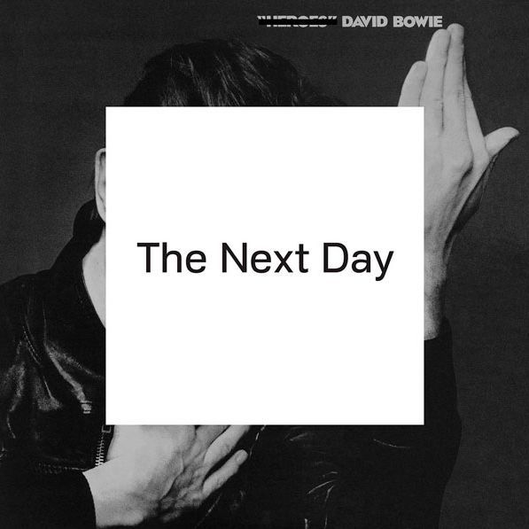 La pochette de l'album "The Next Day" de David Bowie revisite celle de "Heroes".
 (Droits réservés)