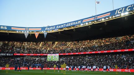 Vue générale des tribunes du Parc des Princes, lors d'un entrainement public du PSG, le 24 février 2023. (VICTOR JOLY / VICTOR JOLY)