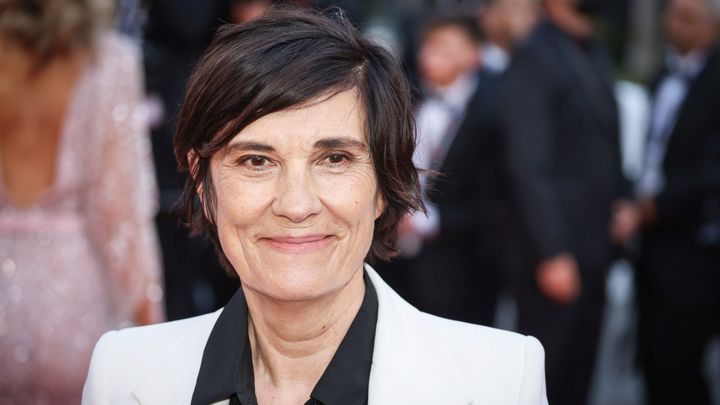 La réalisatrice française Catherine Corsini, au festival de Cannes, le 17 mai 2022. (FRED DUGIT / MAXPPP)