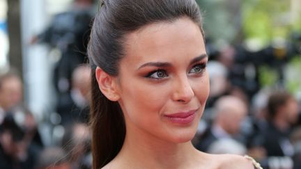 Marine Lorphelin, Miss France 2013, au Festival de Cannes (Alpes-Maritimes) le 14 mai 2014. (LOIC VENANCE / AFP)