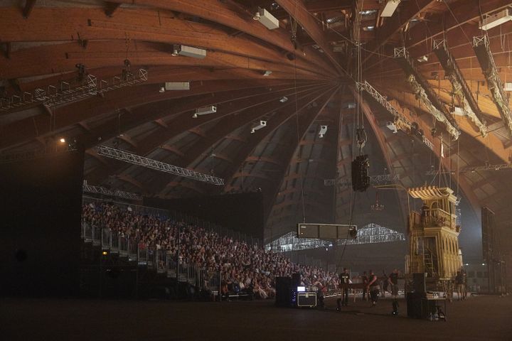 "Le roman de Monsieur de Molière d'après Mikhaïl Boulgakov", au Festival d'Avignon. (CHRISTOPHE RAYNAUD DE LAGE)