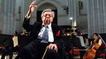 Henri Dutilleux à Candes-Saint-Martin (Indre-et-Loire) en 2013
 (Gérard Proust / MAXPPP)