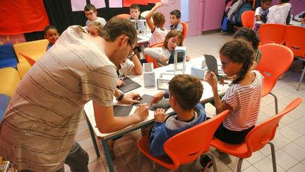 Le centre de loisirs&nbsp;Louis Jourdan à&nbsp;Bourg-lès-Valence (Drôme), le 20 août 2019.&nbsp; (NICOLAS GUYONNET / HANS LUCAS / AFP)