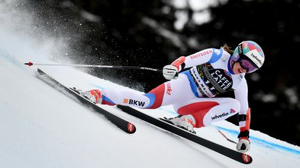 Tina Weirather. (FABRICE COFFRINI / AFP)