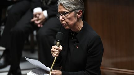 La ministre de la Transition écologique Élisabeth Borne à l'Assemblée nationale. (STEPHANE DE SAKUTIN / AFP)