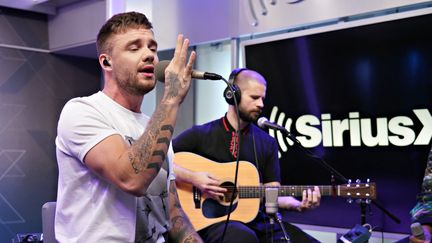 Le chanteur Liam Payne lors d'une session acoustique à New York (Etats-Unis), le 17 décembre 2019. (CINDY ORD / GETTY IMAGES NORTH AMERICA / AFP)