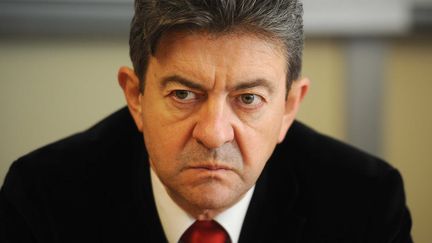 Le candidat du Front de Gauche &agrave; la pr&eacute;sidentielle, Jean-Luc M&eacute;lenchon, le 14 octobre 2011 &agrave; Florange (Moselle). (POL EMILE / SIPA)