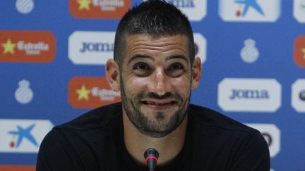 Le gardien de but Kiko Casilla tout sourire (QUIQUE GARCIA / AFP)