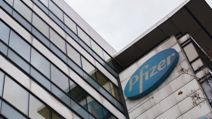 Le siège français du géant pharmaceutique Pfizer. (VINCENT ISORE / MAXPPP)