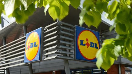 Un magasin Lidl à Luttre, en Belgique (illustration). (JEAN-LUC FLEMAL / BELGA MAG / AFP)