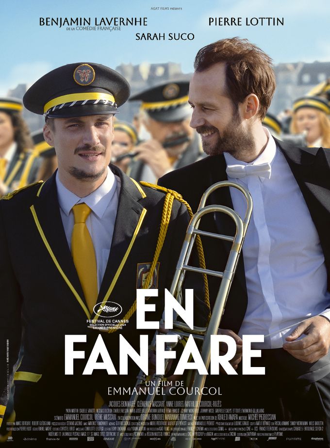 Affiche du film "En Fanfare", d'Emmanuel Courcol, sortie le 27 novembre 2024. (DIAPHANA DISTRIBUTION)