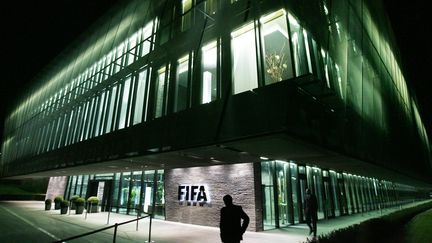 Le siège de la Fifa à Zurich, en Suisse. (STEFFEN SCHMIDT / MAXPPP TEAMSHOOT)