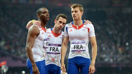 Ronald Pognon, Pierre-Alexis Pessonneaux et Christophe Lemaitre déçus en finale du relais