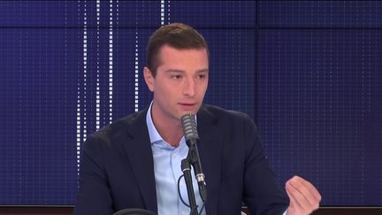 Jordan Bardella, eurodéputé et vice-président du Rassemblement national, invité de franceinfo jeudi 24 septembre 2020.
 (FRANCEINFO / RADIOFRANCE)