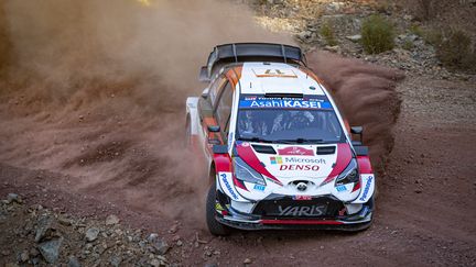 Sébastien Ogier (Toyota) sur les pistes de Turquie (GREGORY LENORMAND / DPPI MEDIA)