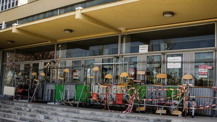 L'université de Nanterre (Hauts-de-Seine), photographiée le 18 avril 2018. (AFP)