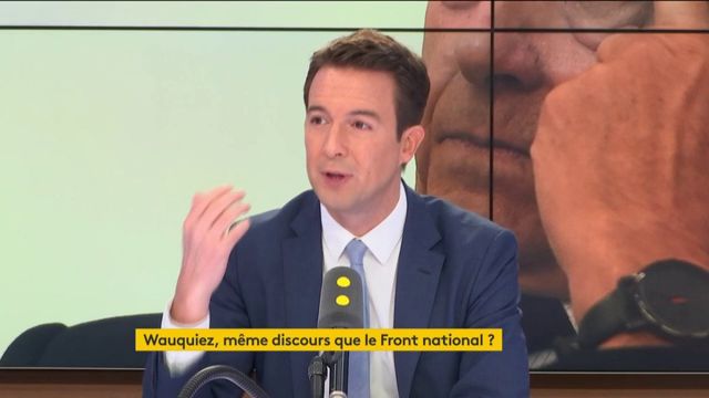 Alain Juppé et Emmanuel Macron "sont les frères siamois d'une vieille Europe, démodée et ringarde" dit Guillaume Peltier (LR)