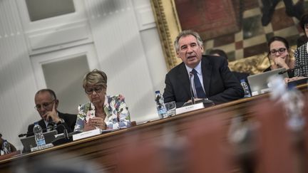 Le ministre de la Justice François Bayrou, mardi 30 mai 2017 à Pau (Béarn). (MAXPPP)