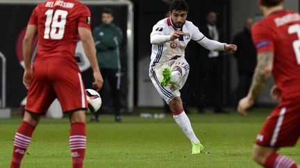 Nabil Fekir a fait très mal à l'AZ Alkmaar (JEAN-PHILIPPE KSIAZEK / AFP)