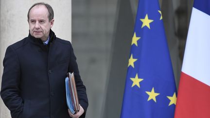 L'ancien ministre de la Justice, Jean-Jacques Urvoas, le 15 mars 2017 à l'Elysée. (STEPHANE DE SAKUTIN / AFP)