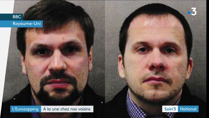 Les deux suspects de l'affaire Skripal (France 3)