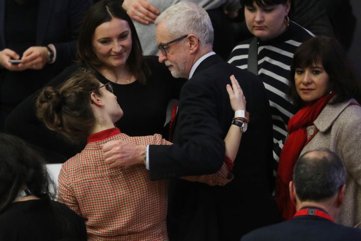 Le leader du Parti travailliste britannique, Jeremy Corbyn, à Islington, dans le nord de Londres (Royaume-Uni), le 13 décembre 2019. (ISABEL INFANTES / AFP)