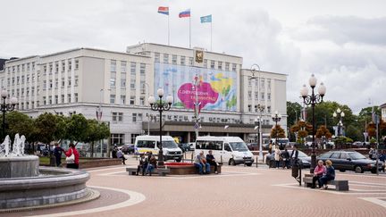 La ville de Kaliningrad (Russie), le 9 juillet 2019. (BENJAMIN FURST / HANS LUCAS / AFP)