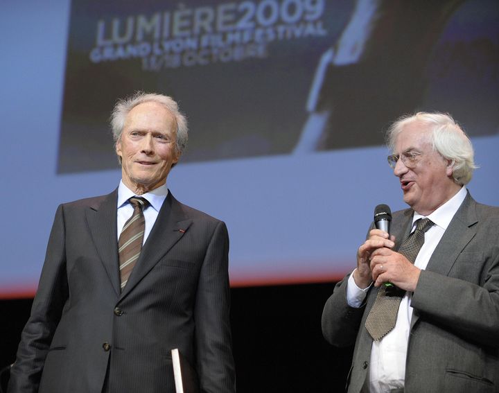 Remise du premier prix Lumière à Clint Eastwood en 2009.&nbsp; (COLLIGNON JEAN-MARC / MAXPPP)