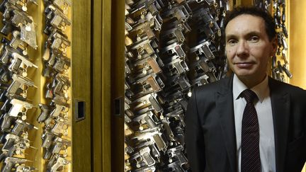 Frédéric Dupuch, à Paris, le 5 février 2016, alors qu'il était&nbsp;directeur de l'Institut national de police scientifique. (DOMINIQUE FAGET / AFP)