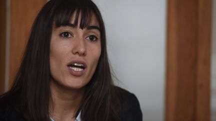 La députée LREM des Français de l'étranger, Paula Forteza, le 5 juin 2017, à Buenos Aires (Argentine). (EITAN ABRAMOVICH / AFP)