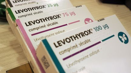 Des boîtes de Levothyrox. (CHRISTIAN BÖHMER / DPA)