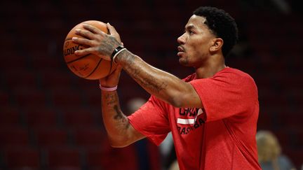 Derrick Rose à l'entraînement pour Chicago (JONATHAN DANIEL / GETTY IMAGES NORTH AMERICA)