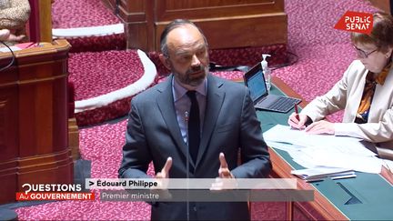 Edouard Philippe soutient les forces de l’ordre : « Le basculement de la République n’est pas si loin. » (Public Sénat)